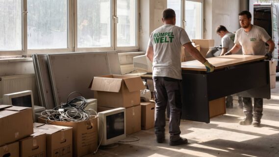 Büroenttrümpelung – Besonderheiten bei Gewerbeobjekten