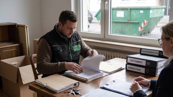 Entrümpelung nach Todesfall – was ist rechtlich zu beachten?