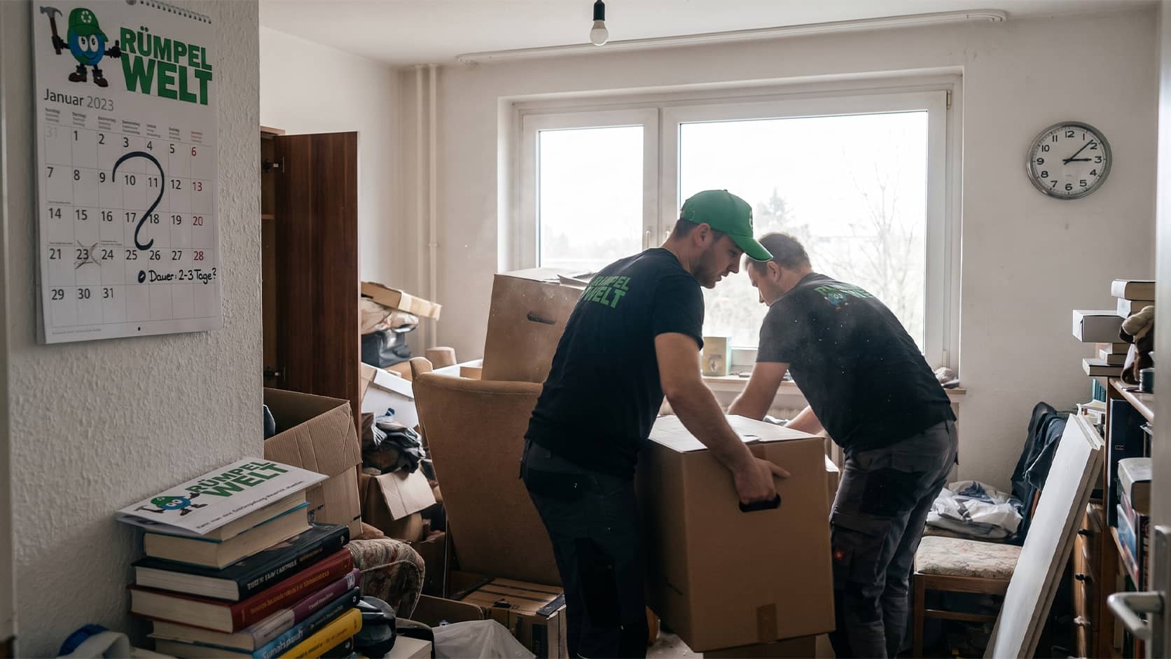Wie lange dauert eine Wohnungsentrümpelung?